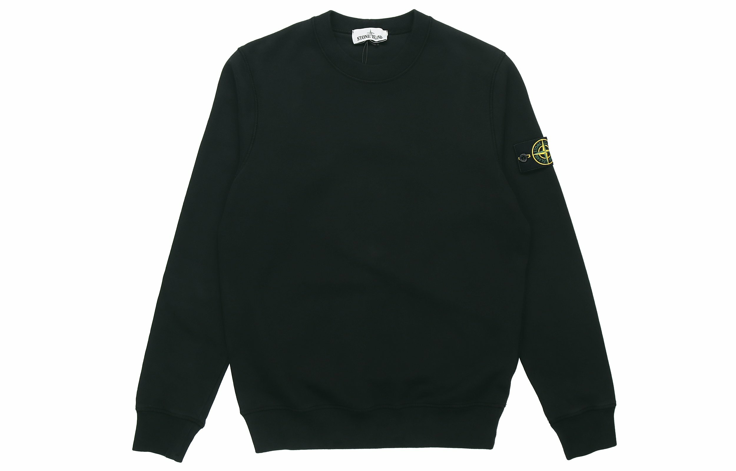 【代購】STONE ISLAND Cotton Round-Neck Sweatshir Men’s Black