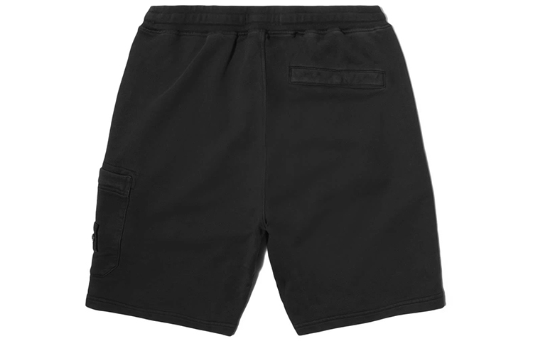【代購】STONE ISLAND 64651 Cotton Fleece Garment Dyed Shorts