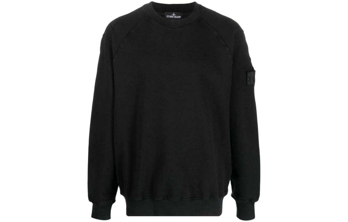 【代購】STONE ISLAND SS23 Sweatshirt Men's Black