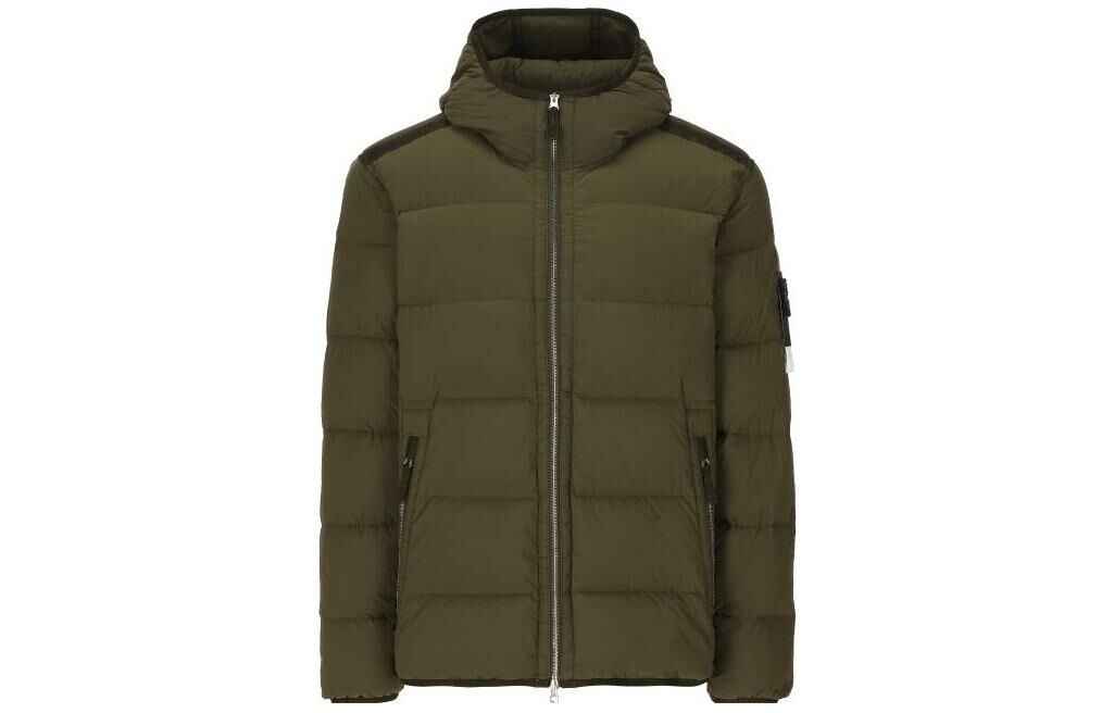 【代購】STONE ISLAND Compass Patch Zip-Up Puffer Jacket