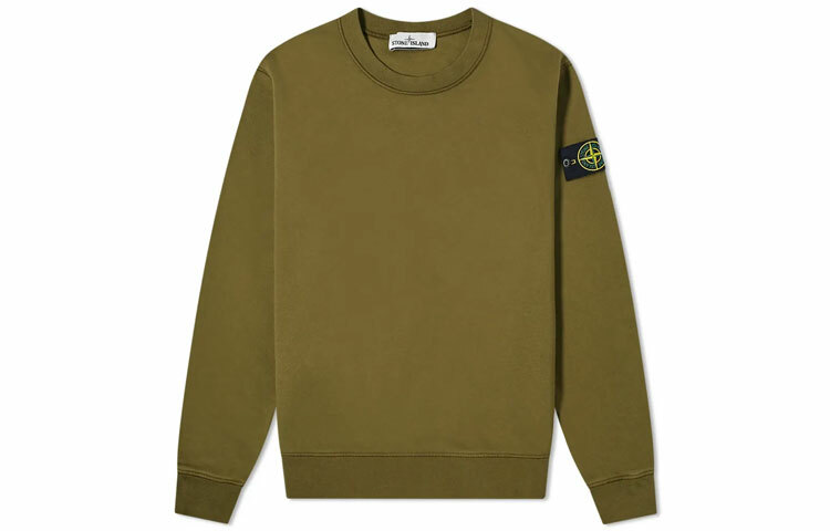 【代購】STONE ISLAND Sweatshirt Men's Olive Green
