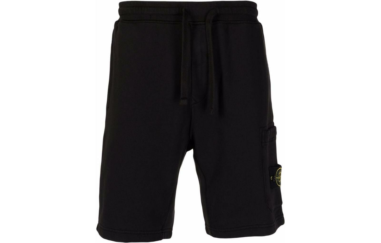 【代購】STONE ISLAND Compass-patch Cotton Shorts