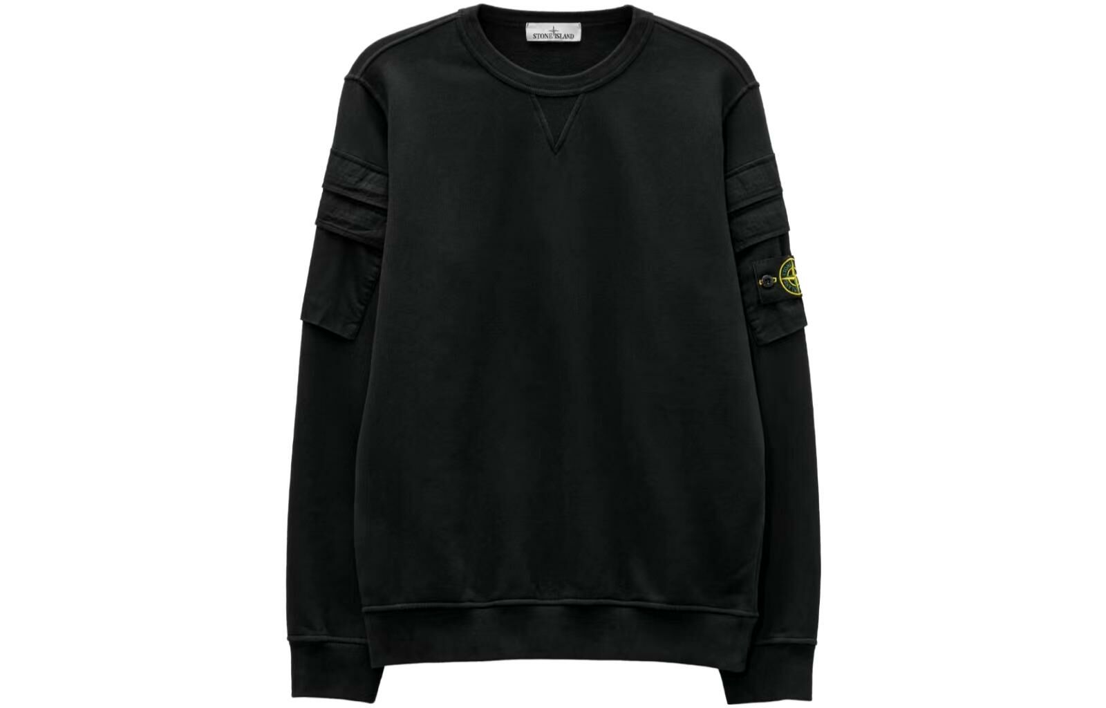 【代購】STONE ISLAND Garment Dyed Pocket Crewneck