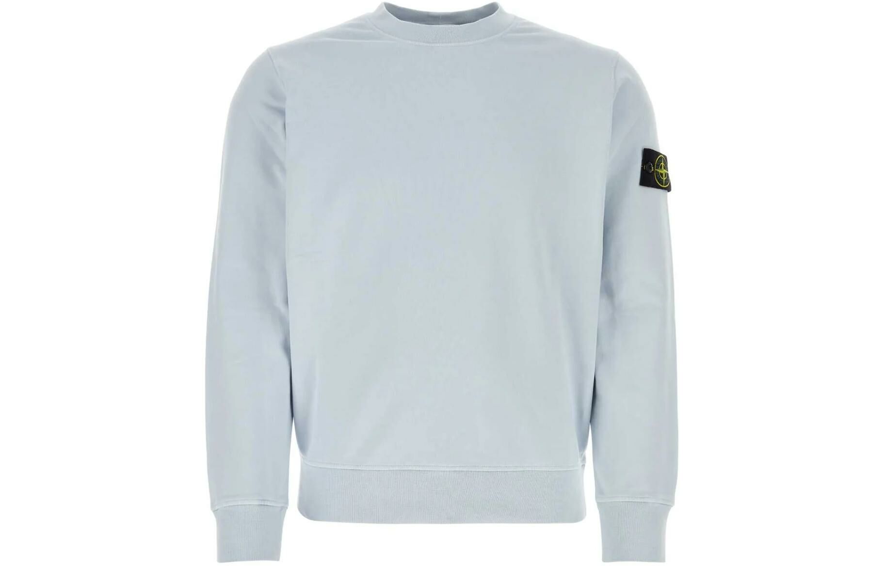 【代購】STONE ISLAND Sweatshirt Unisex Ice Frost Blue