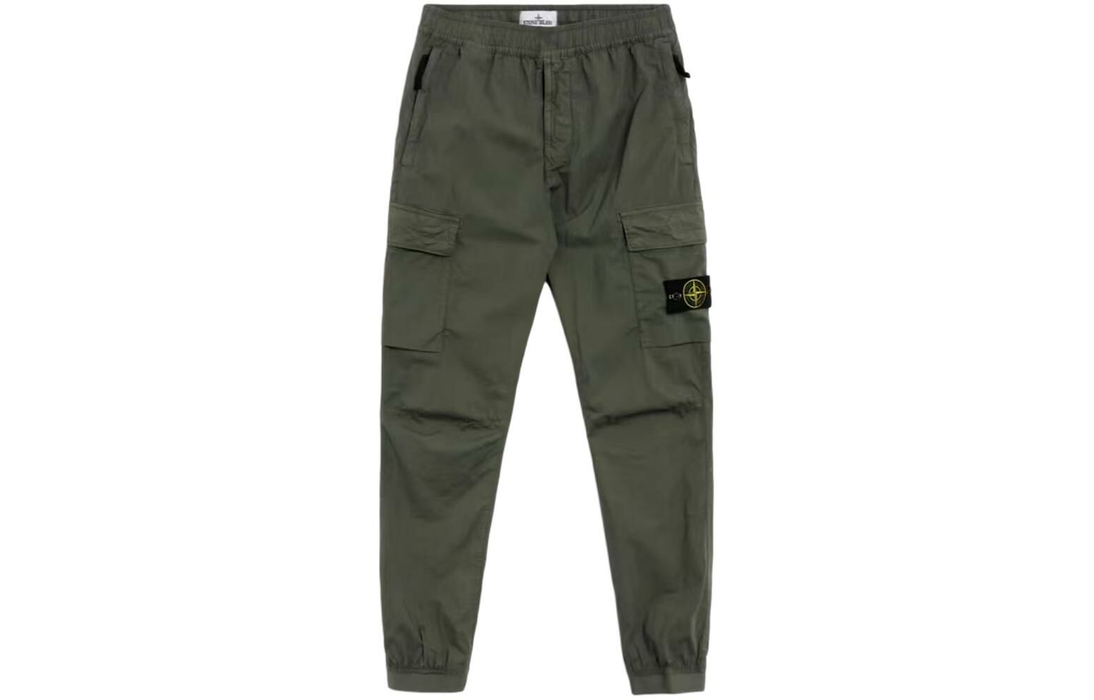 【代購】STONE ISLAND Compass-badge Tapered Cargo Trousers