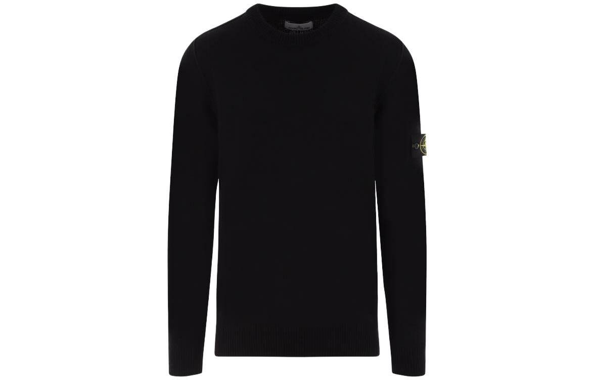 【代購】STONE ISLAND Logo Patch Crewneck Knitted Jumper