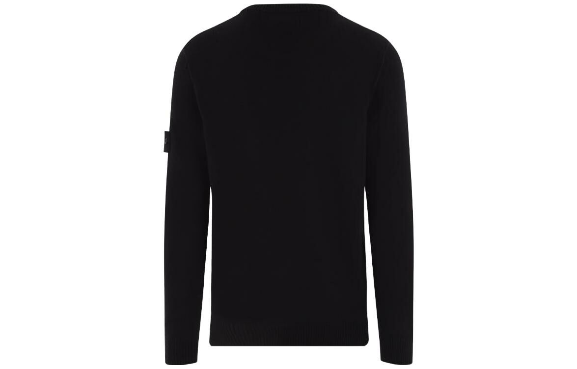【代購】STONE ISLAND Logo Patch Crewneck Knitted Jumper