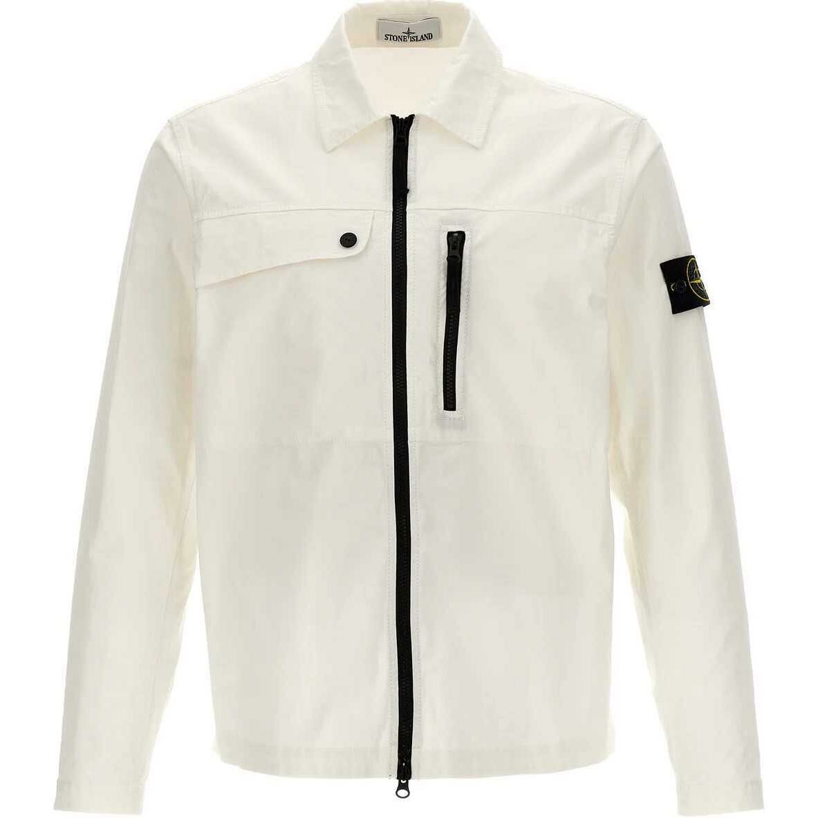 【代購】STONE ISLAND SS24 Jackets Coats Men's White