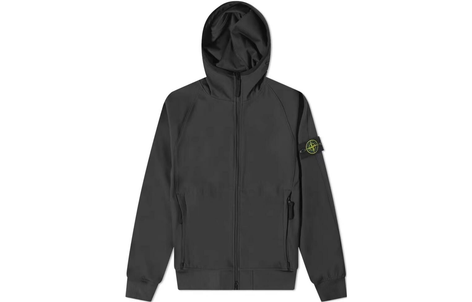【代購】STONE ISLAND Light Soft Shell-R E.Dye Technology In Recycled Polyester Jacket