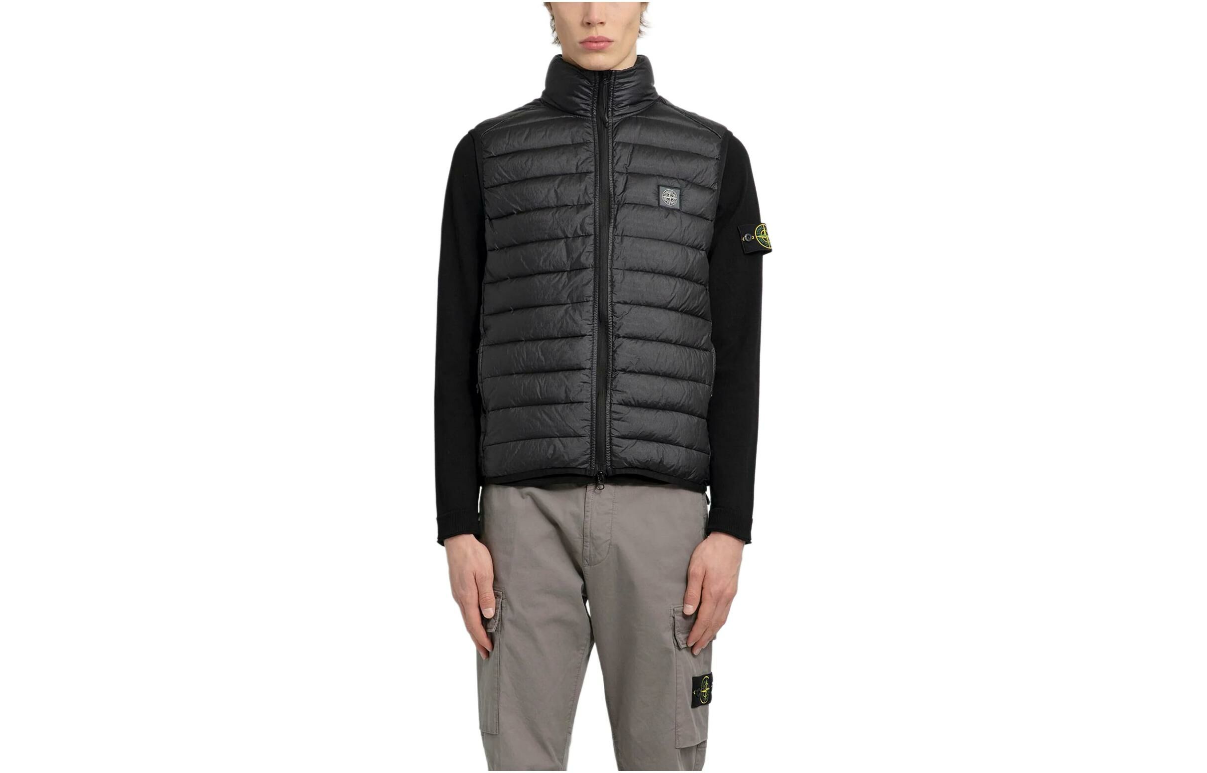 【代購】STONE ISLAND Loom Woven Chambers Down Gilet