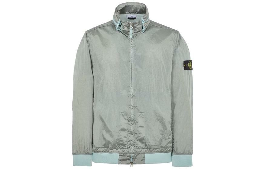 【代購】STONE ISLAND Compass-patch Long-sleeved Bomber Jacket
