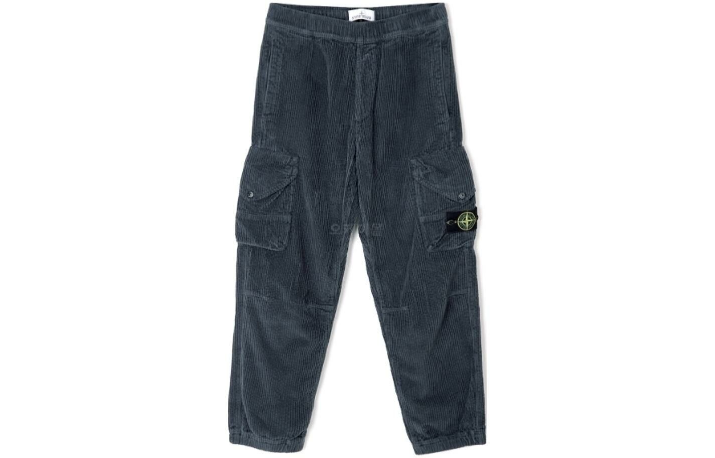 【代購】STONE ISLAND Cargo Pants Men's Lead Gray