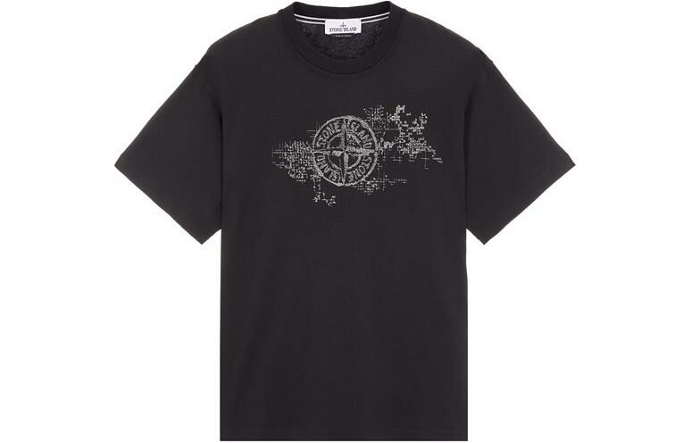 【代購】STONE ISLAND Regular T-Shirt Men's Black