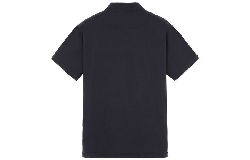 【代購】STONE ISLAND Logo Patch Short Sleeved Polo Shirt