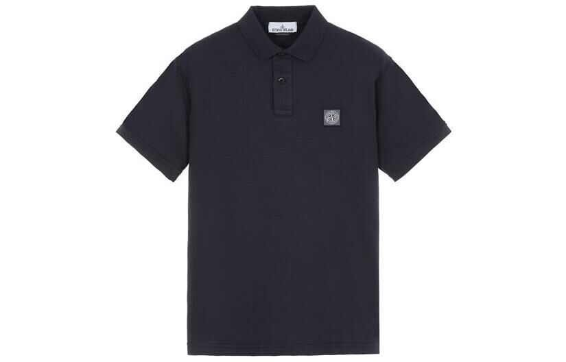【代購】STONE ISLAND Logo Patch Short Sleeved Polo Shirt