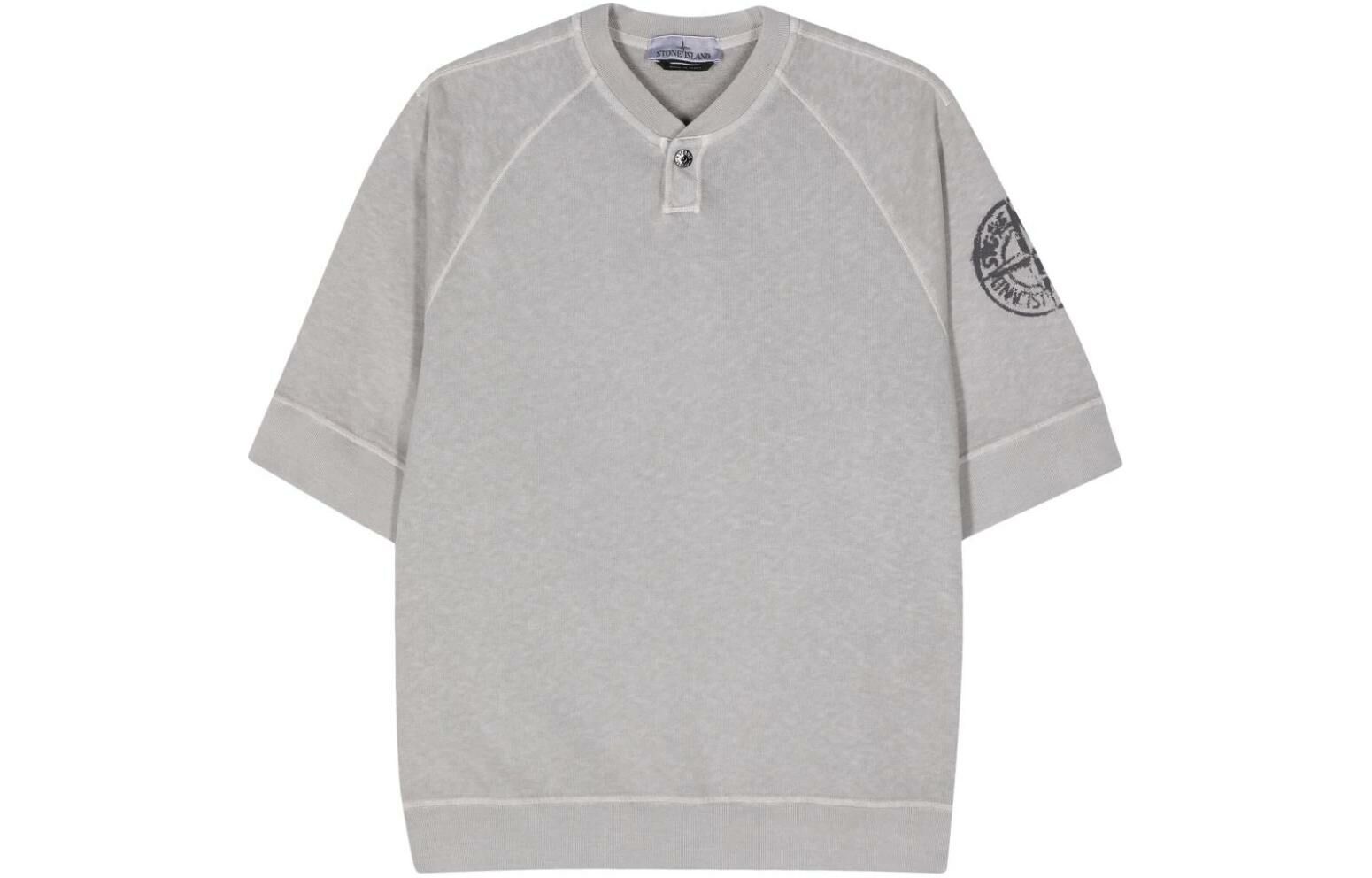 【代購】STONE ISLAND T-Shirt Men's Light Gray