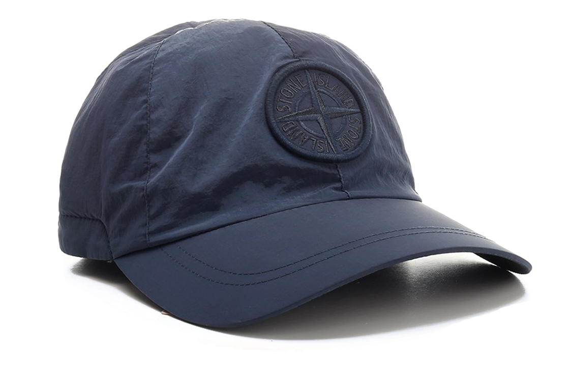 【代購】STONE ISLAND Polyamide Baseball Caps Men's Blue