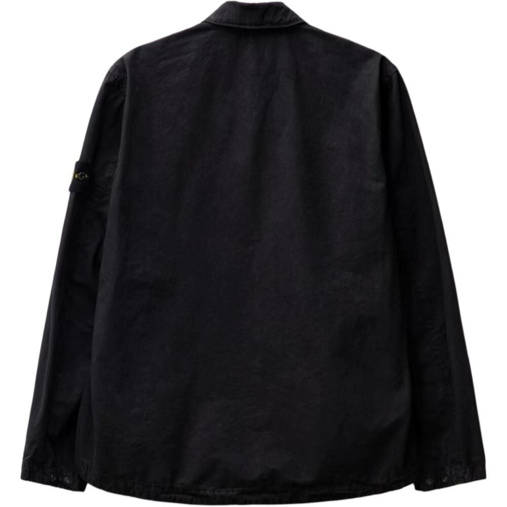 【代購】STONE ISLAND Long-Sleeved Zip-Up Shirt