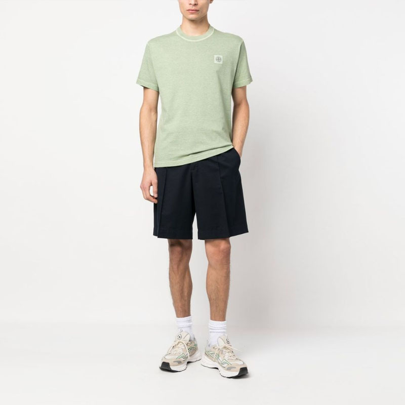 【代購】STONE ISLAND Compass Patch Crewneck T-Shirt