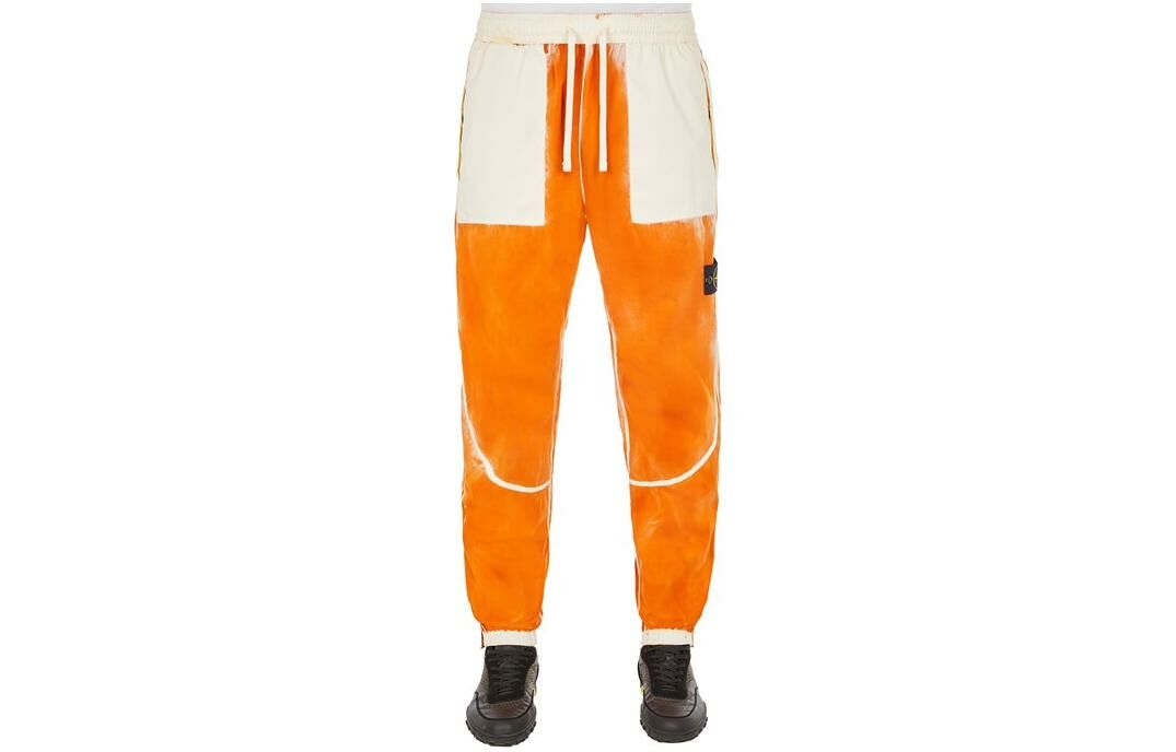 【代購】STONE ISLAND STONE ISLAND Hand Sprayed Casual Pants Men Burnt Brown