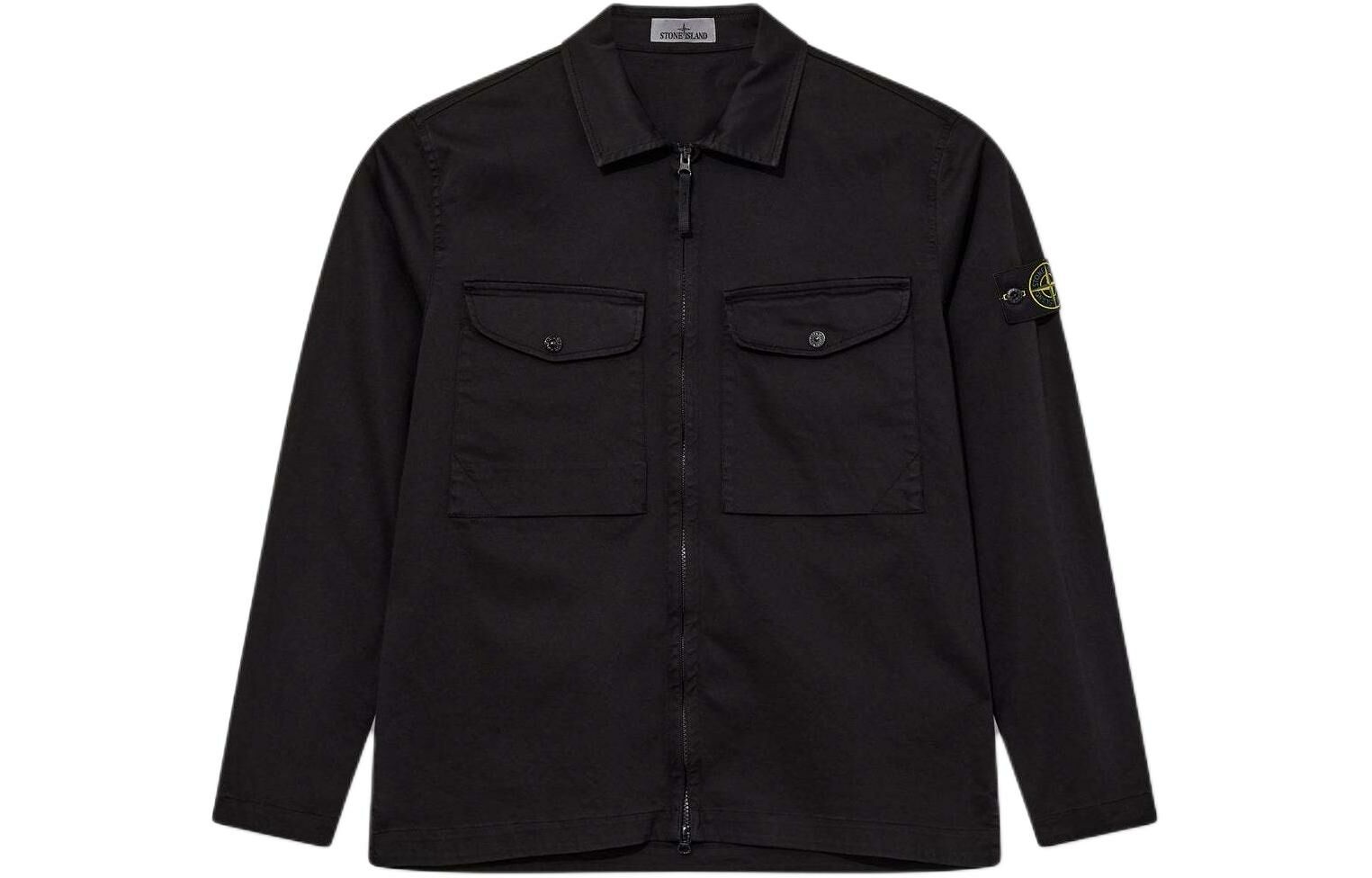 【代購】STONE ISLAND Compass-badge Shirt Jacket