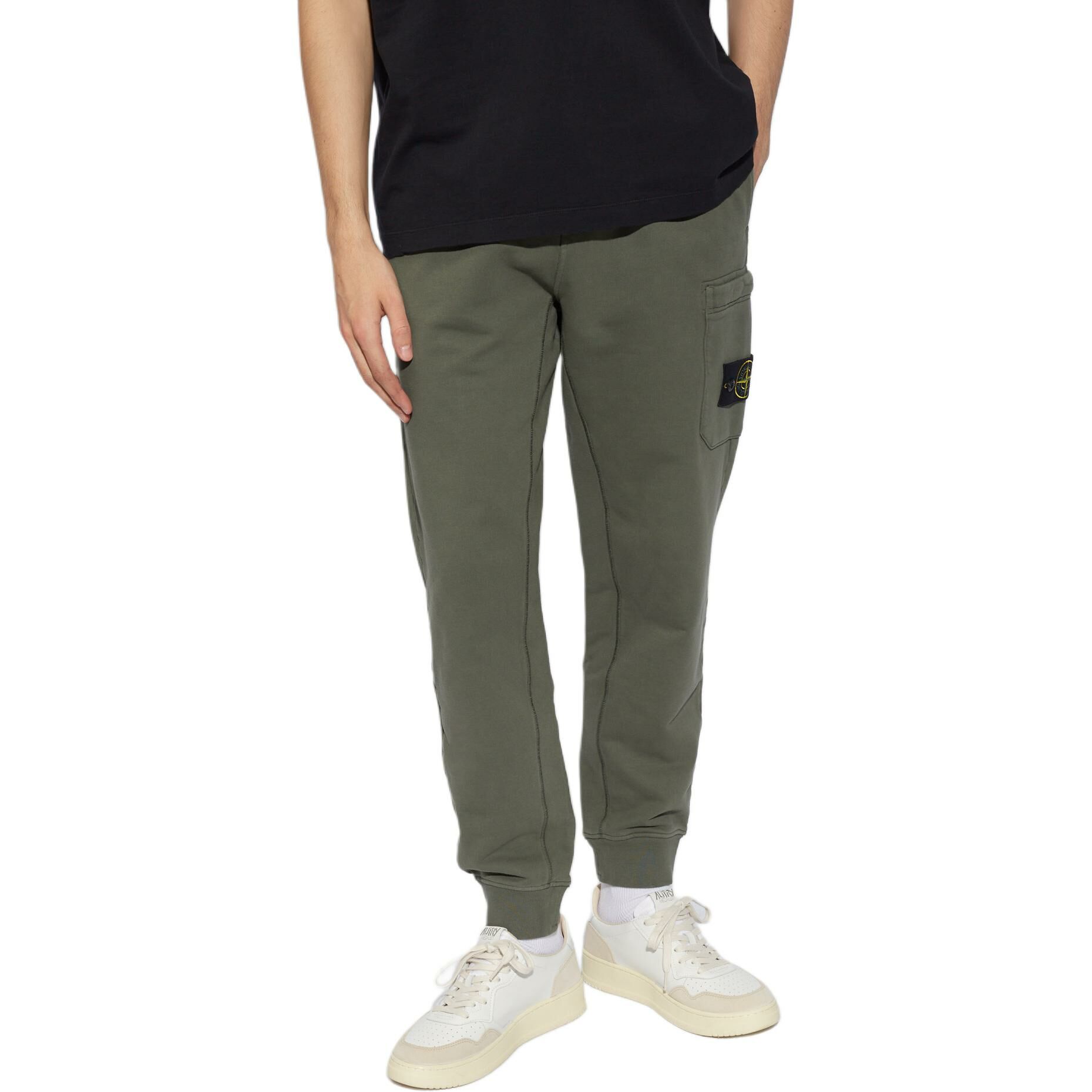 【代購】STONE ISLAND SS24 Knitted Sports Pants Men's Green