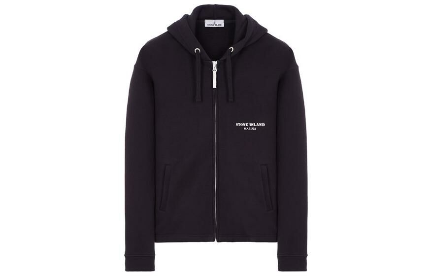 【代購】STONE ISLAND Sweatshirts Unisex Marine Blue