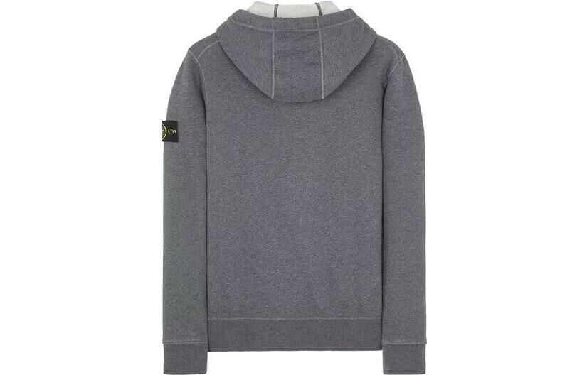 【代購】STONE ISLAND Sweatshirts Men Smoke Gray Mixed Color