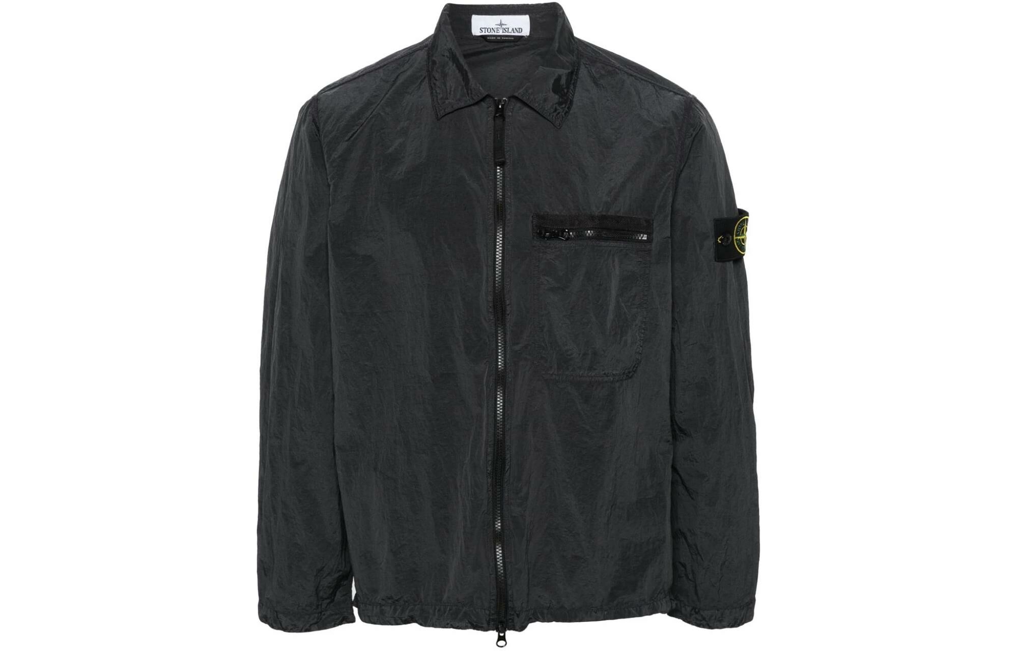 【代購】STONE ISLAND Metal Nylon Series Jackets Men Charcoal Black