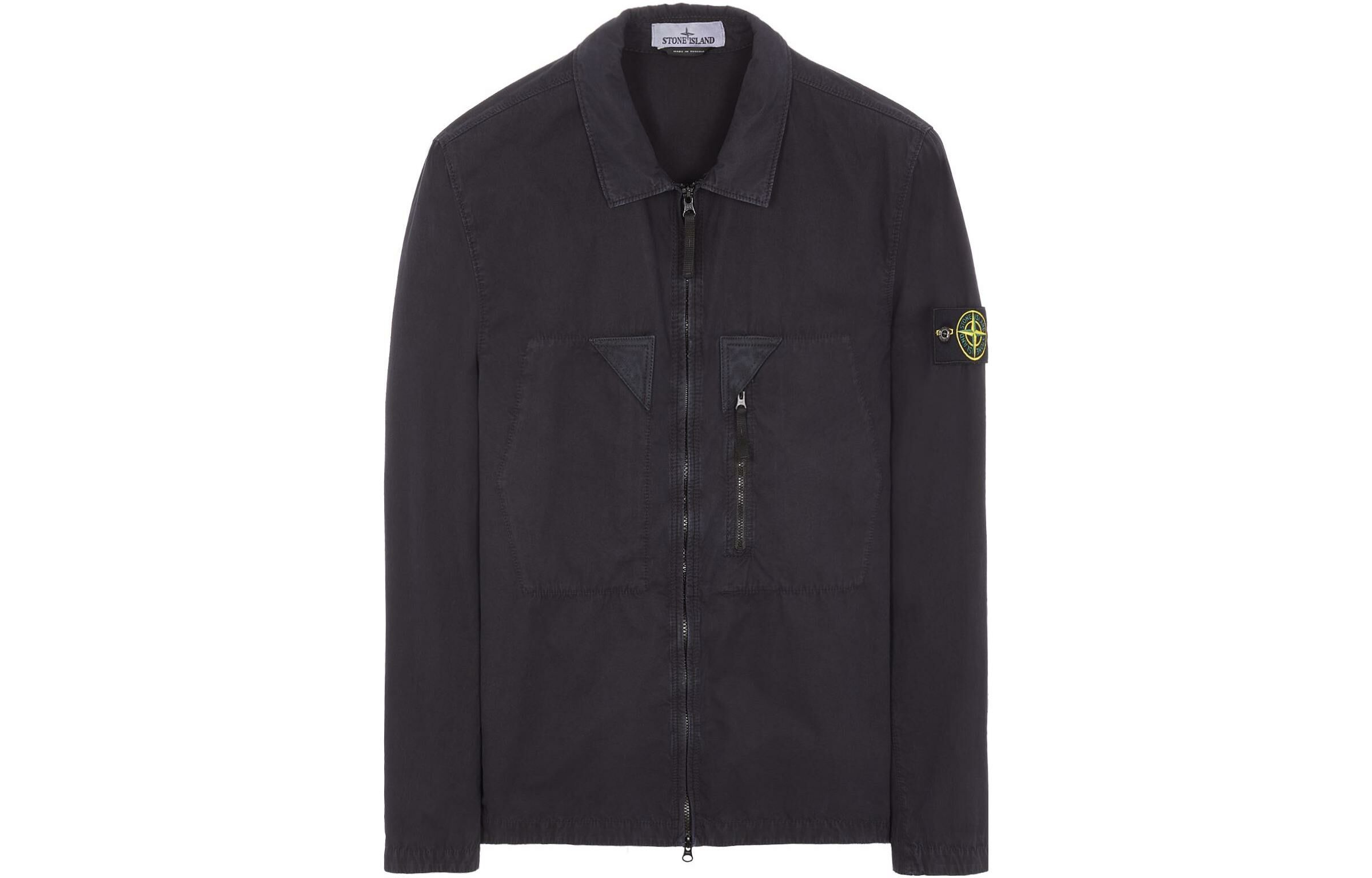 【代購】STONE ISLAND STONE ISLAND SS23 Nylon Meta Jackets Unisex Black Blue