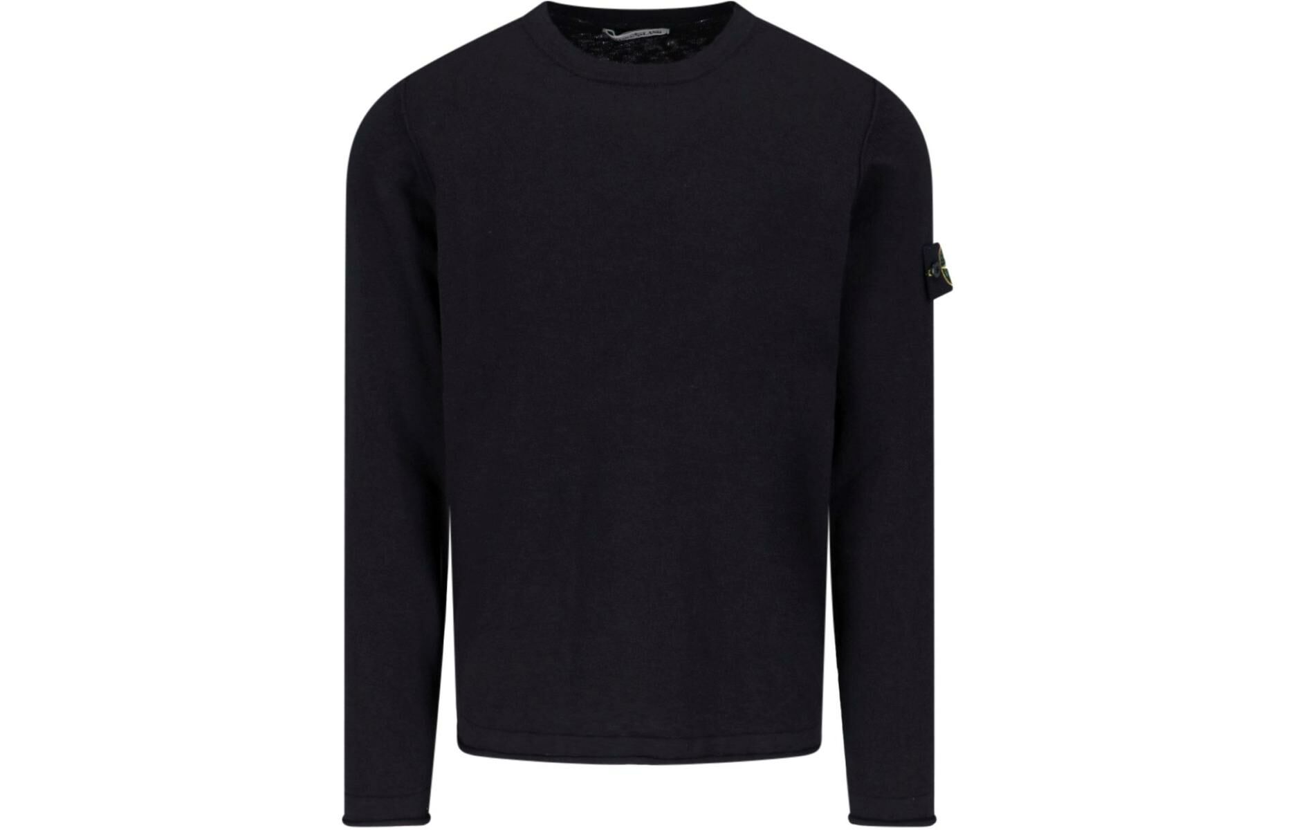 【代購】STONE ISLAND Logo Patch Crewneck Jumper