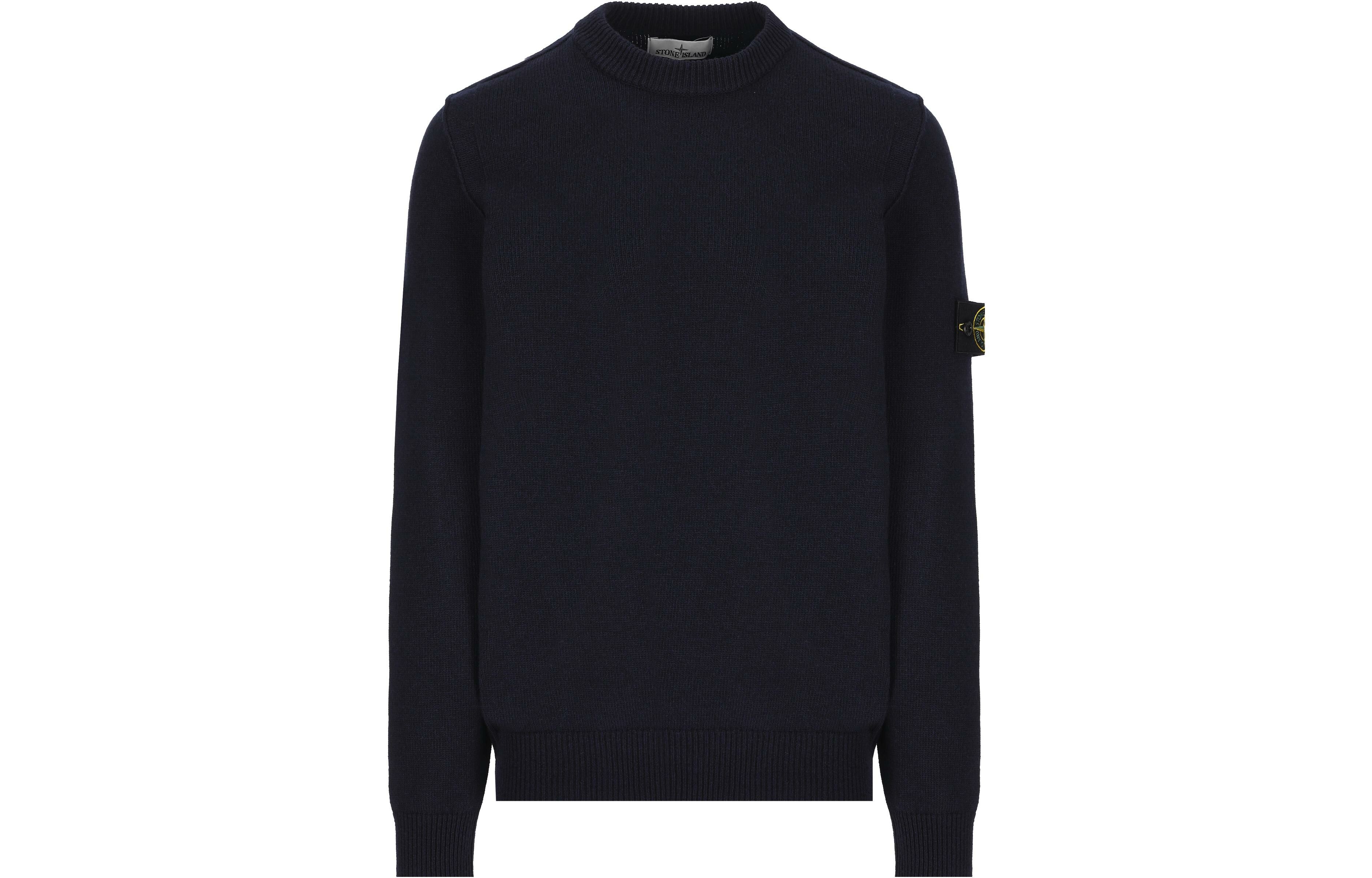 【代購】STONE ISLAND Logo Patch Crewneck Jumper