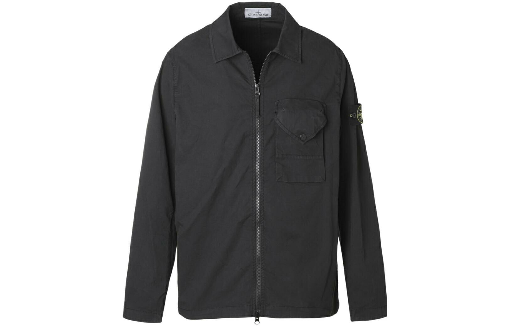 【代購】STONE ISLAND FW23 Shirt Men's Black