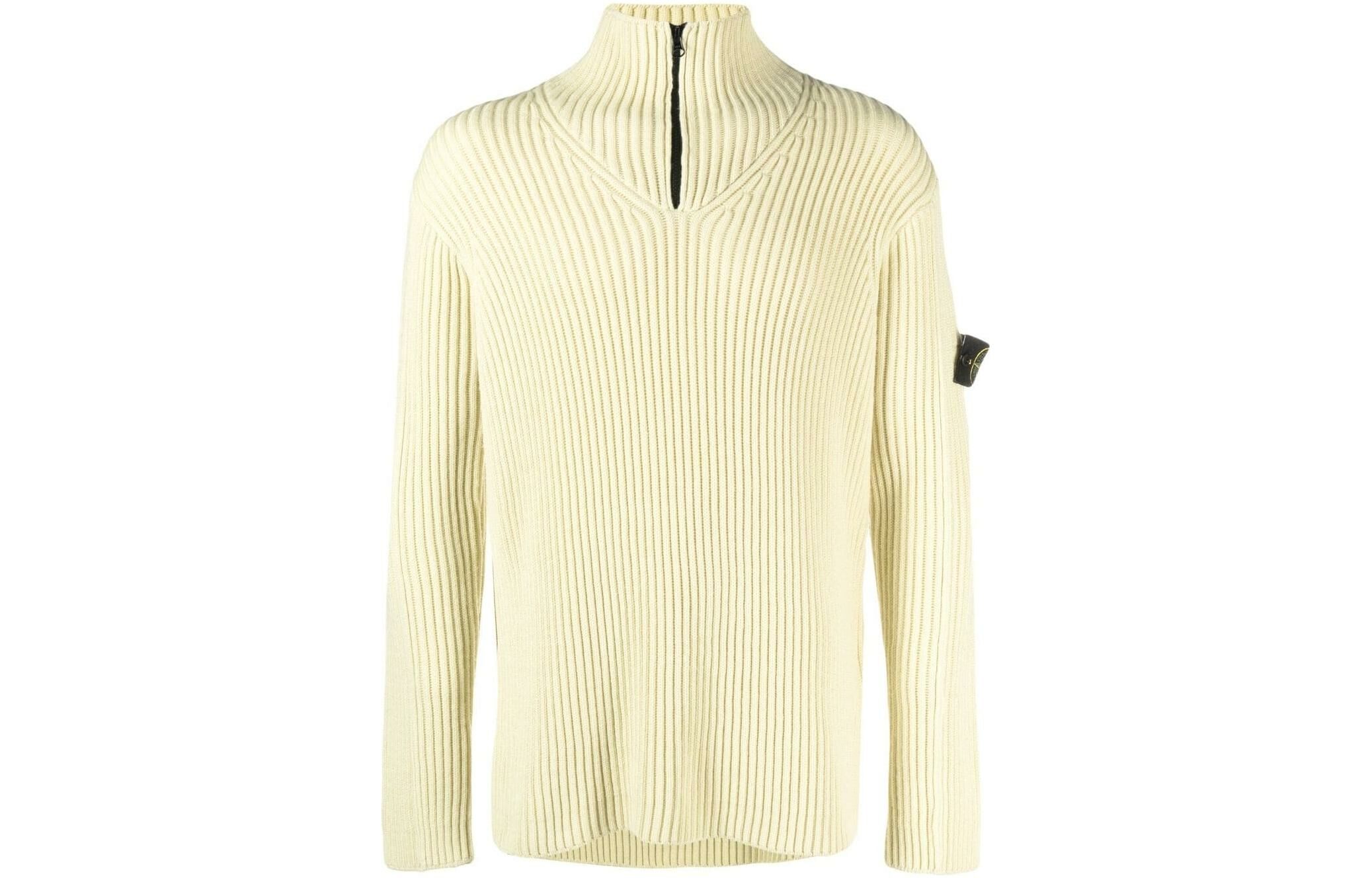 【代購】STONE ISLAND Sweaters Men Light Yellow