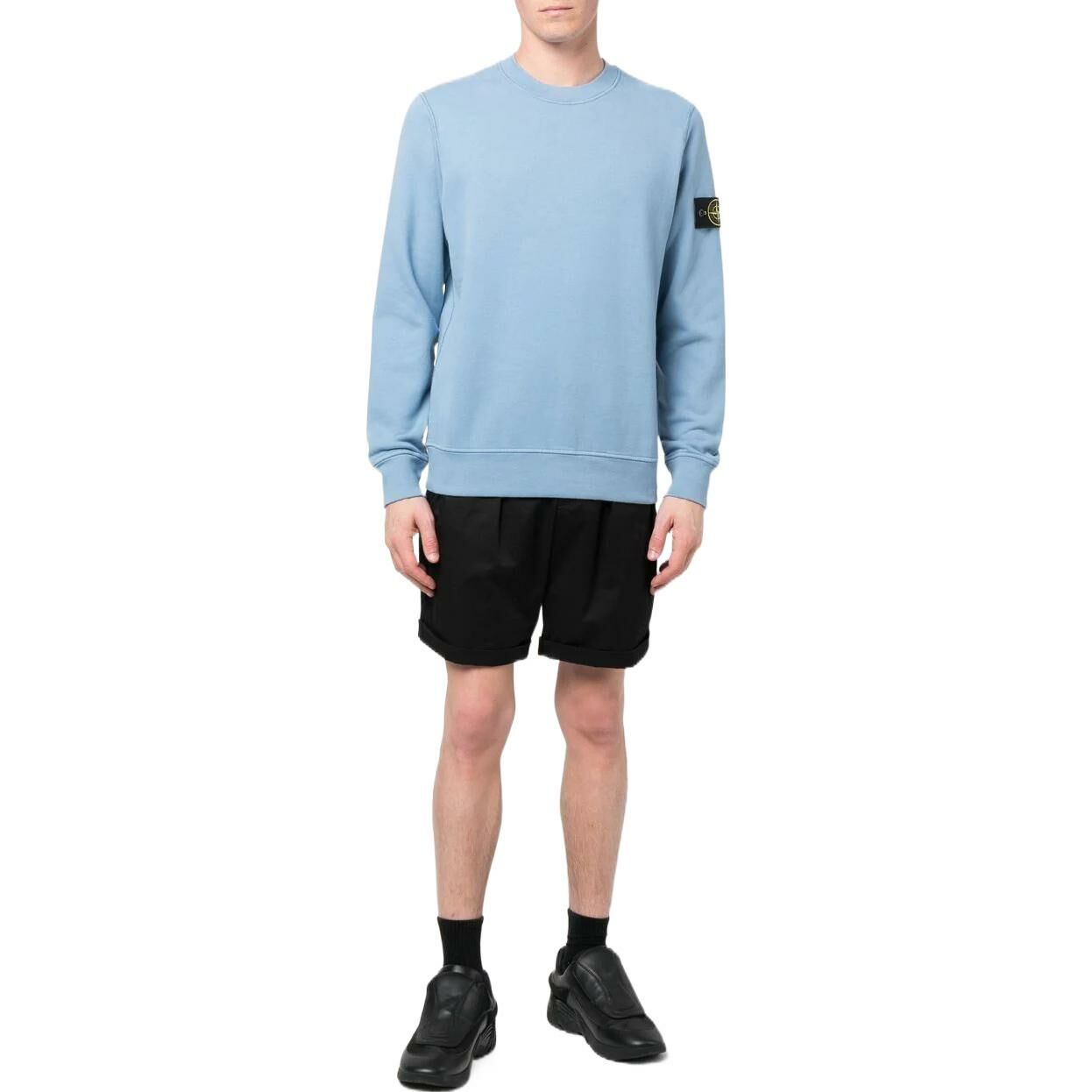 【代購】STONE ISLAND FW22 Sweatshirt Men's Light Blue