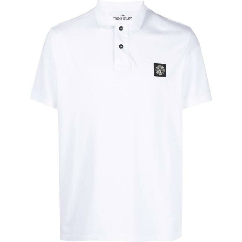 【代購】STONE ISLAND Compass Patch Short-Sleeved Polo Shirt