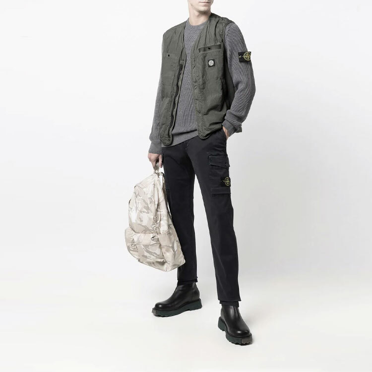 【代購】STONE ISLAND Cargo Pants Men Dark Blue