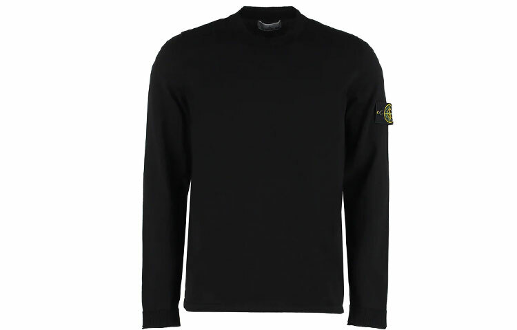【代購】STONE ISLAND Logo Patch Crewneck Knitted Jumper