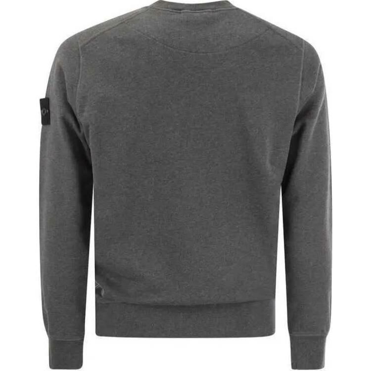 【代購】STONE ISLAND Compass-badge Cotton Sweatshirt