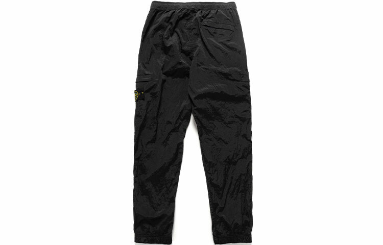 【代購】STONE ISLAND SS23 Nylon Meta Knitted Sports Pants Men's Black