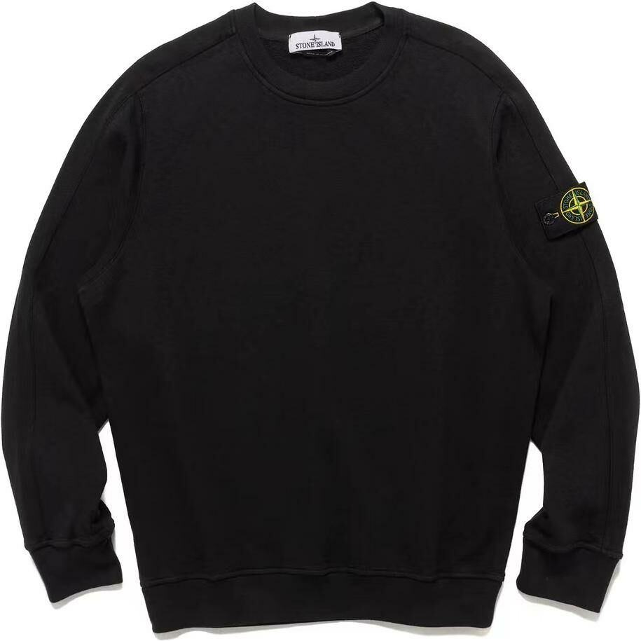 【代購】STONE ISLAND Logo Patch Sleeved Crewneck Sweatshirt