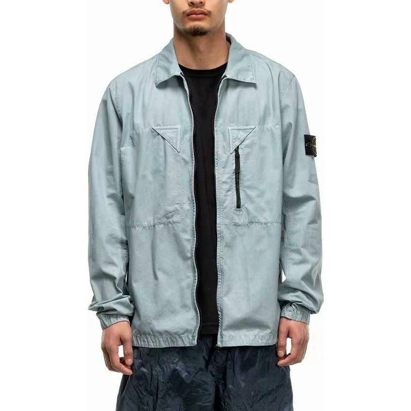 【代購】STONE ISLAND Jackets Coats Unisex Light Blue