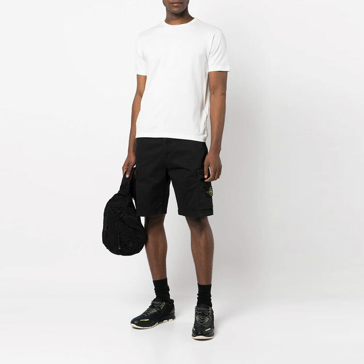 【代購】STONE ISLAND SS22 Casual Shorts Men's Black