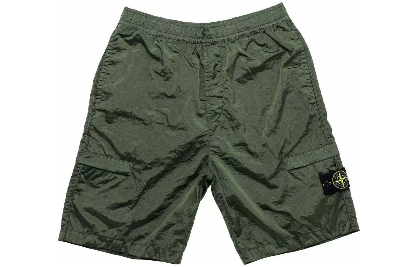 【代購】STONE ISLAND SS22 Casual Shorts Men's Green