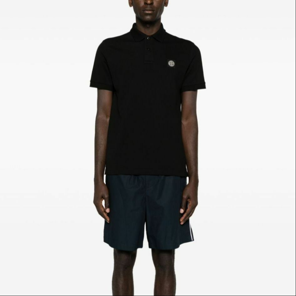 【代購】STONE ISLAND Logo Patch Polo Shirt