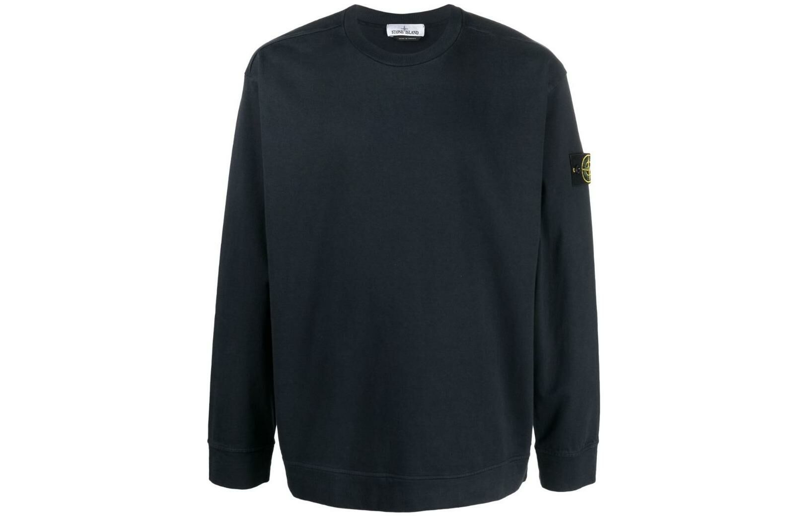 【代購】STONE ISLAND Compass-motif Cotton Sweatshirt
