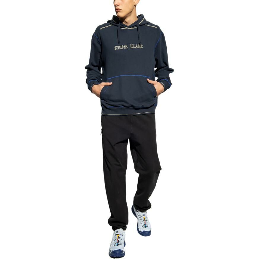 【代購】STONE ISLAND Sweatshirt Men's Marine Blue