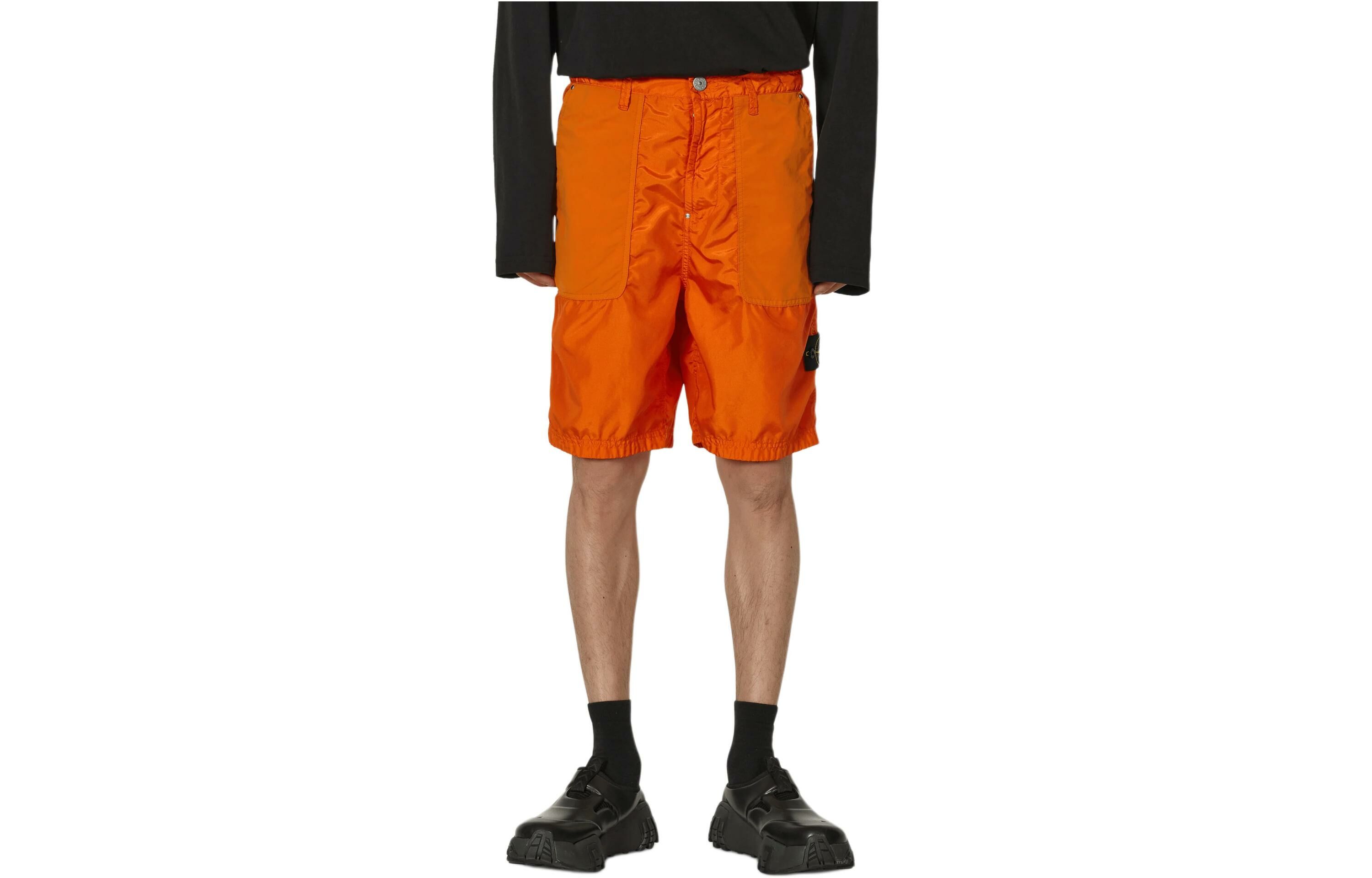 【代購】STONE ISLAND Casual Shorts Men's Orange