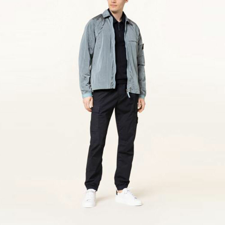 【代購】STONE ISLAND Jackets Coats Fall Men's Light Blue