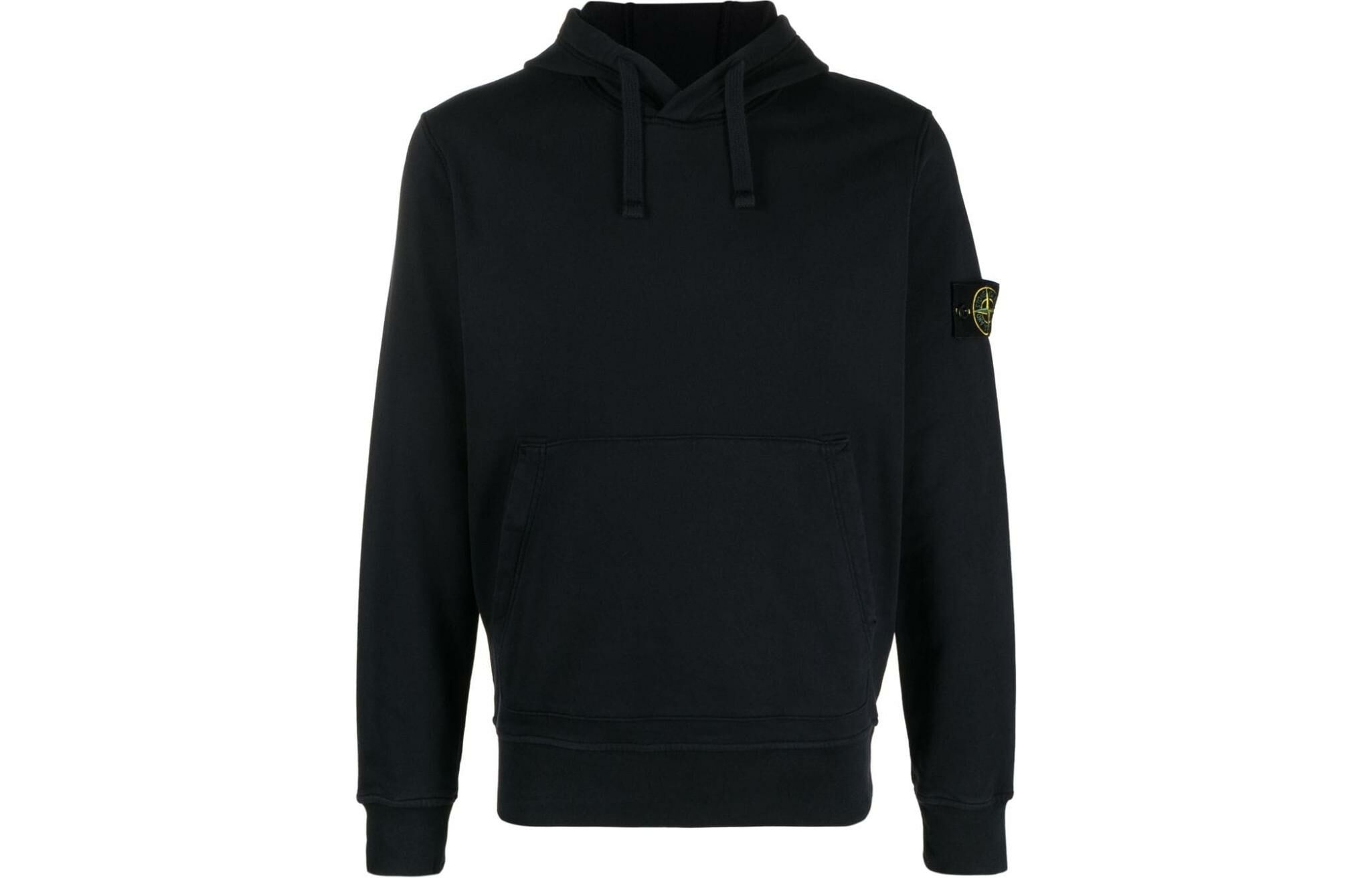 【代購】STONE ISLAND Logo Patch Drawstring Hoodie